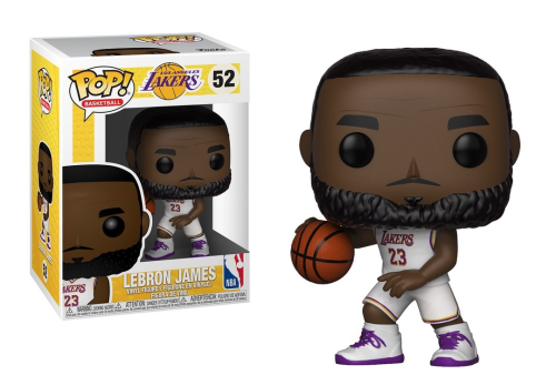 LeBron James 52 (white uni) Basketball Funko POP! Vinyl