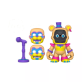 Glamrock Freddy with dressing room Five Nights at Freddy's SNAPS !  Funko   