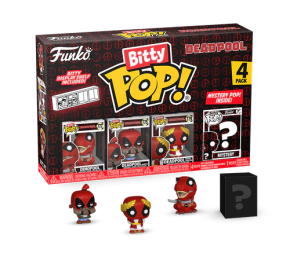 Bitty Funko POP! Marvel Deadpool : Dinopool, Barista, Roman Senator + 1 mystery