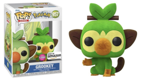 Grookey 957 Flocked Amazon Pokemon Funko POP! Vinyl