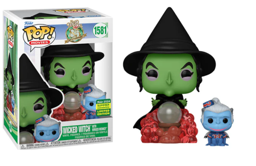 Wicked Witch with Winged Monkey 1581 Wizard of Oz SDCC 2024 Exclusive Funko POP! Vinyl 