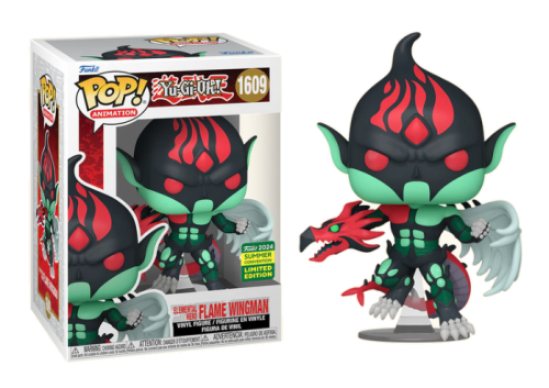 Elemental Hero Flame Wingman 1609 Yu-Gi-Oh! SDCC 2024 Exclusive Funko POP! Vinyl 