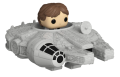 Bitty POP!  Star Wars - Bitty Pop Ride - Han Solo with Milennium Falcon