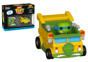 Bitty POP!  Ninja Turtles  - Bitty Pop Ride - Leonardo with Turtle Van