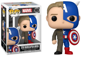 Steve Rogers Captain America 1431 Marvel Split Funko POP!  