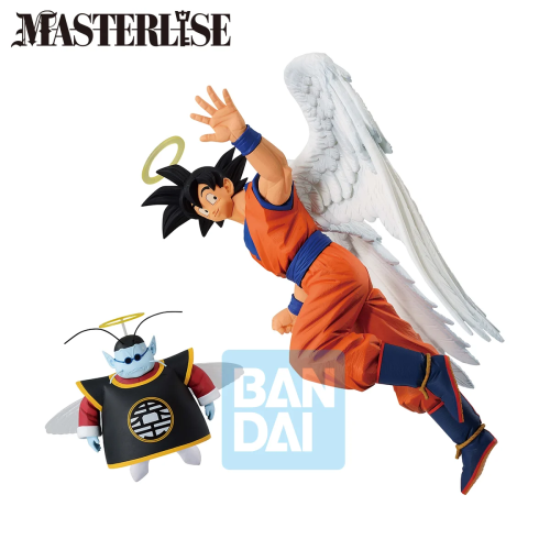 DRAGON BALL Z -Son Goku & Kaio - Banpresto Fig. Dueling To The Future 22cm & 11cm