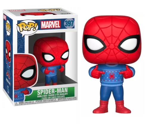 Holiday Spider-Man 397 Marvel Funko POP! Vinyl