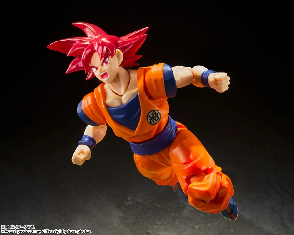 DRAGON BALL SUPER - SSG Goku God of Virtue - Fig. S.H. Figuarts 14cm ...