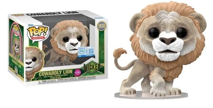 Funko POP! Cowardly Lion WICKED (Flocked) #1930
