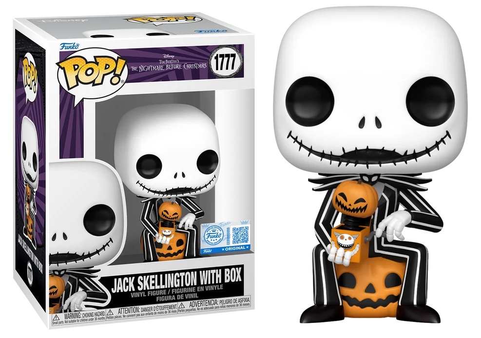 Funko POP! Jack Skellington with Box Nightmare Before Christmas #1777